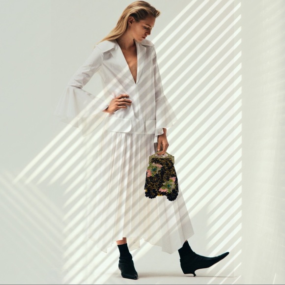 Vintage Brass Handle Black Lace Beaded Bag - Picture 2 of 16